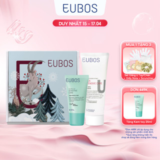 Combo Quà Tặng Kem Dưỡng Da Tay EUBOS 25ml Và  Kem Dưỡng Da Chân EUBOS 100ml