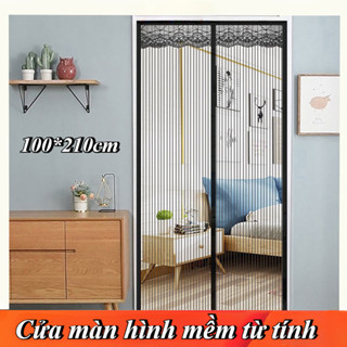 Cửa màn hình mềm từ tính,Rèm cửa từ tính Chống Muỗi,Rèm lưới chống muỗi từ tính tự hút nam châm