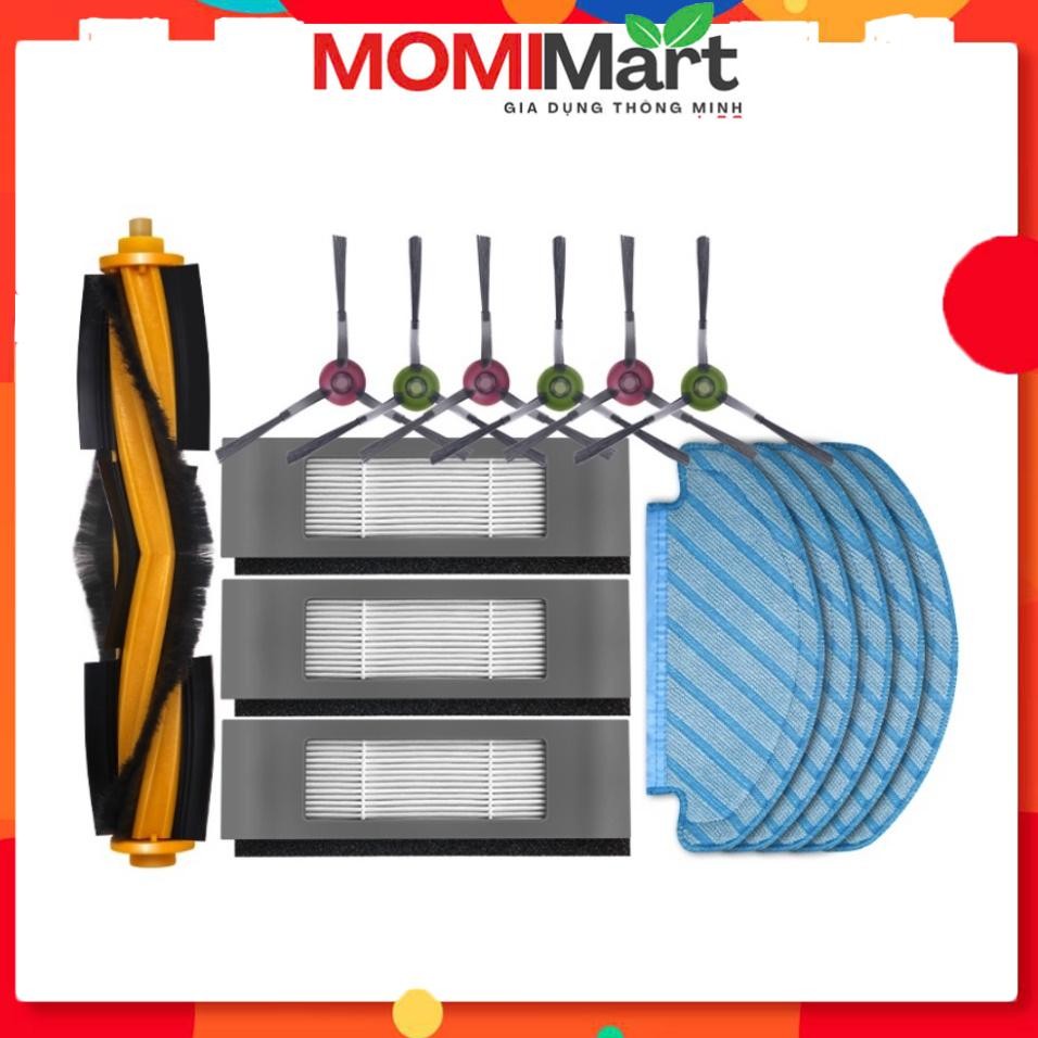 Phụ kiện Robot Ecovacs N10 - Chổi cạnh, Khăn, Chổi Giữa, Lọc Bụi