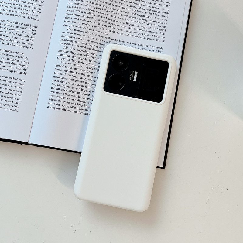 Thích hợp cho Ốp điện thoại Realme GT Neo5 GT5 Liquid Silicone Neo6 GT7 / 8pro Vỏ bảo vệ màu trơn ch