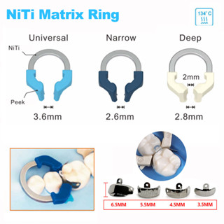 Nha Khoa Ma Trận Ban Nhạc NITI Kim Loại Ma Trận Kẹp Vòng Phần Đường Viền Hệ Thống Ma Trận Niken Titan Kẹp Vòng Nha Sĩ Dụng Cụ