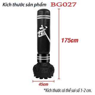 [MALL] BG Trụ đấm bốc Boxing Pile BG Red/Black mẫu hót 2025, chất liệu PU cao cấp