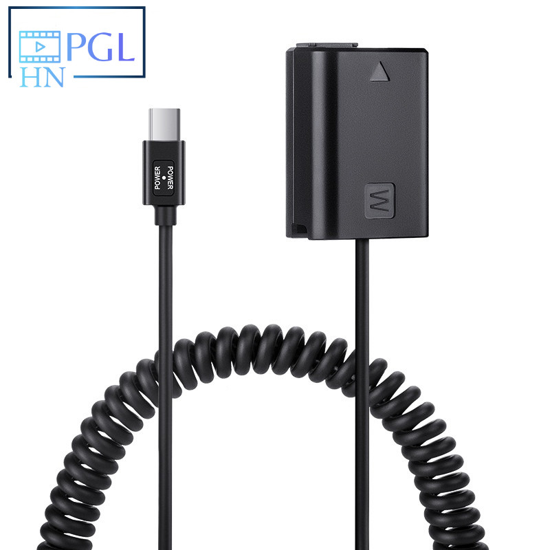 Pin giả NP-FW50 sang bộ nguồn sạc dự phòng Type-C ( PIN ẢO FW50 TYPE C )