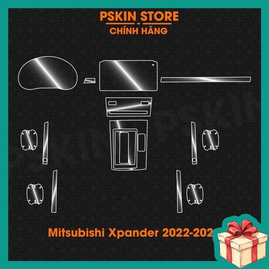Mitsubishi Xpander 2022-2026 - Dán film PPF dán full bộ bảo vệ nội thất - chống xước, che mờ vết xước cũ hiệu PSKIN