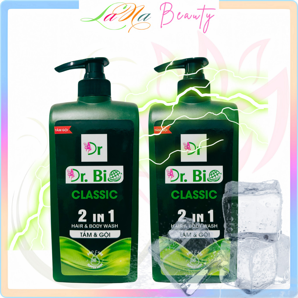 (COMBO 2)Tắm gội nam DR.BIO  hương ROMANO 2 IN 1 cổ điển lịch lãm Dưỡng Thể a.