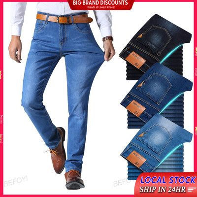 Quần Jeans Nam BEFOYI Dáng Ôm Mỏng Thời Trang