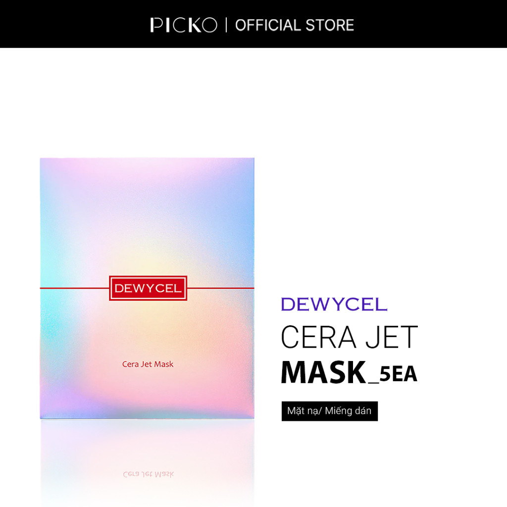 Mặt Nạ Dưỡng Ẩm Chăm Sóc Da DEWYCEL Cera Jet Mask Hộp 5 Miếng