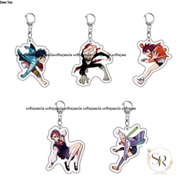 Dandadan Ayase Momo Acrylic Keychain Anime Figures Takakura Ken Miko Cosplay Bag Pendant Keyring Jew