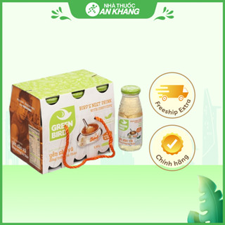 Nước yến sào và đông trùng hạ thảo Green Bird hộp 6 chai x 185ml