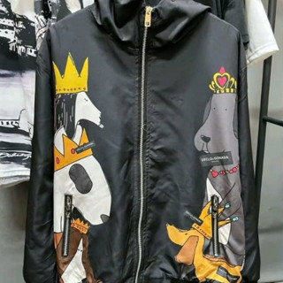 Áo Chống Nắng DG Đàn Chó KCloset Áo Khoác Gió Dù 2 Lớp Dày Dặn Dáng Rộng Nam Nữ NA848