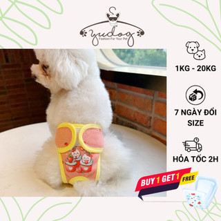  Quần sinh lý cho chó cái tã vải cho chó cái tái sử dụng nhiều lần  tã quần chip cho chó cái Yudog 