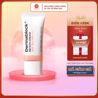 Kem chống nắng Dermablock BB Sun Cream SPF50+ PA++++ 35ml - kcn derma block che khuyết điểm 2 in 1