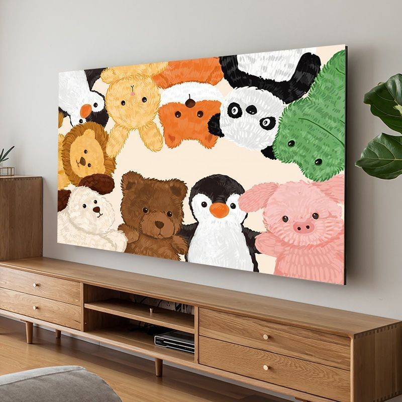 2025 Mới Cao Cấp TV Chống Bụi Đa Năng 55 Inch 40 Inch Bao Vải