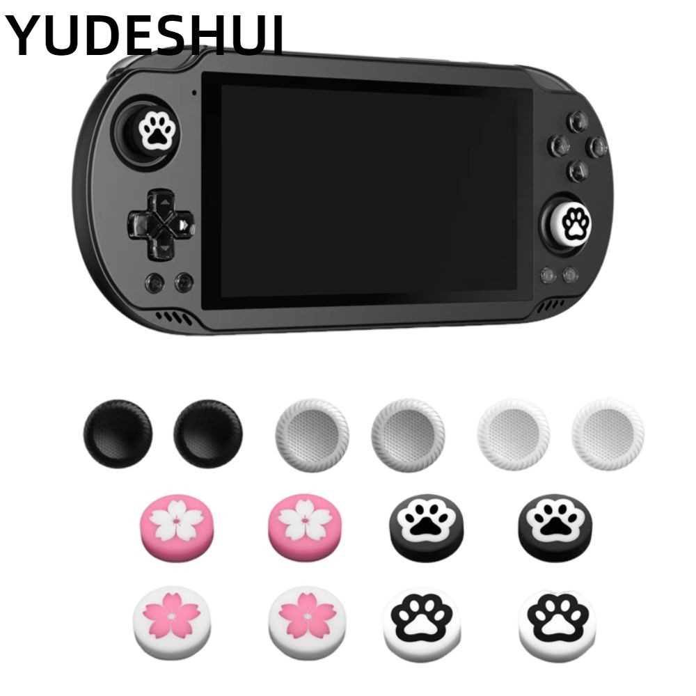 YudhUI 4 Mũ Cần Điều Khiển Lớn, Phụ Kiện Máy Chơi Game Silicon Cần Điều Khiển Rocker, Mũ Thay Thế Nh