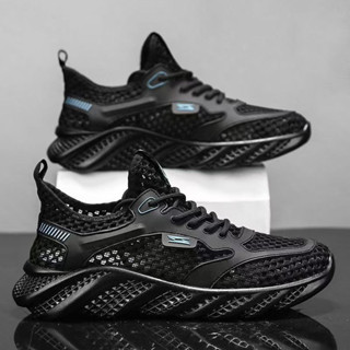 🇻🇳 "Giày Thể Thao Nam Đế Mềm Mát Mẻ Lưới Thoáng Khí Màu Trơn Hàng Sẵn Kho Chống Mỏi Chân​​
