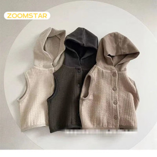 ZOOMSTAR áo gile cho bé áo len bé trai áo phao gile cho bé gile len cho bé KMJ24A13AY Z241030