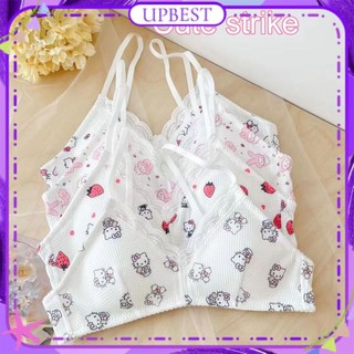 ♕ Áo ngực thời kỳ phát triển Tập hợp Pull-up Kiểu dáng mỏng Không đường may Hỗ trợ ổn định Áo ngực học sinh trung học Cotton Thoáng khí Không ngột ngạt Đồ lót nữ UPBEST