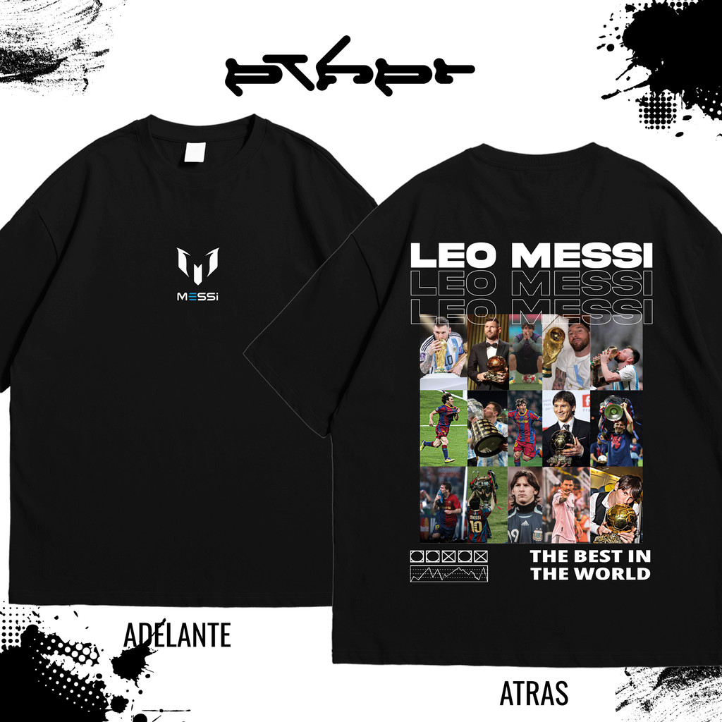 Áo thun ngôi sao bóng đá LEO MESSI COLLAGE EDITION