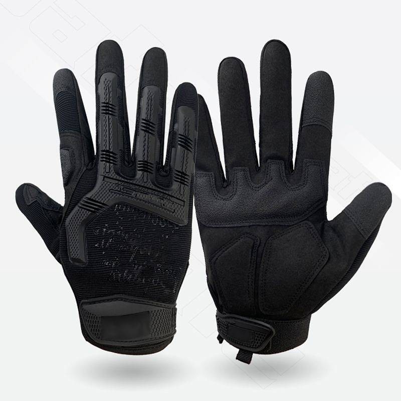 【Ready Stock】 Riding Gloves Men's Outdoor Mountaineering Protection Full Finger Anti-Cut Fighting Tr