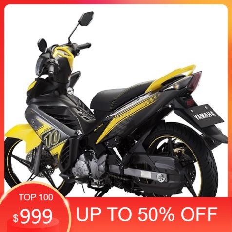 [ TEM XE ] Tem Rời Decal Xe Ex 135 Số 10 Vàng Xám  - Tem In Chất Lượng cao không bay màu