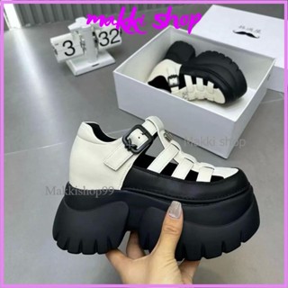 (Hàng L1) Dép sandal độn đế hàng QCCC, sandal xuồng đế cao 10cm, tôn dáng, tôn chiều cao (full box)