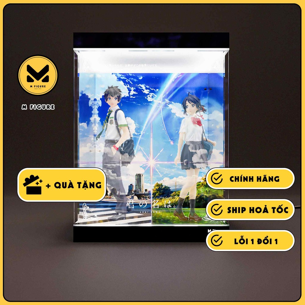 Hộp Trưng Bày Mô Hình Miyamizu Mitsuha & Tachibana Taki - Your Name(GSC)( M Figure ) Mica Box