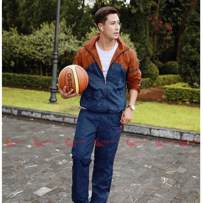 Bộ Quần Áo Gió Nam 𝐂𝐀𝐑𝐃𝐈𝐍𝐀 2 Lớp Lót Lưới Dáng Thể Thao