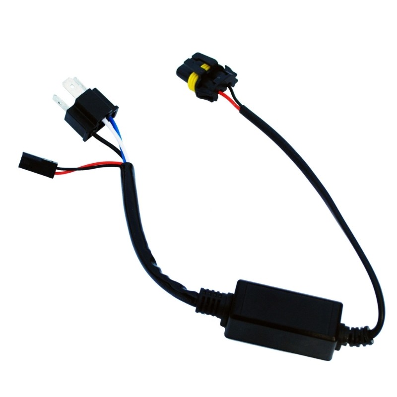 Jenniferad H4 Rơle Dây Dây Dây Cáp Cho Bi LED Và Xenon Ống Kính Máy Chiếu Xe Tăng Cường Ánh Sáng Ô T
