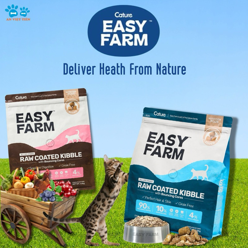 Hạt Cature EASY FARM Grain Free không độn ngũ cốc dành cho Mèo