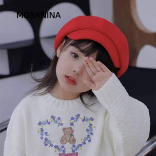  Mũ nồi trẻ em MOBANINA Mũ nồi len dễ thương cho bé Mũ nồi mềm mại cổ điển ấm áp cho trẻ em Newsboy Mũ bé trai bé gái 