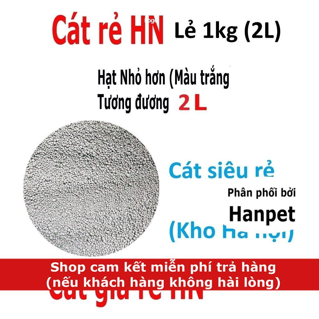 (Tách Lẻ) cát vệ sinh cho mèo, (Vcat từ tải 30kg)