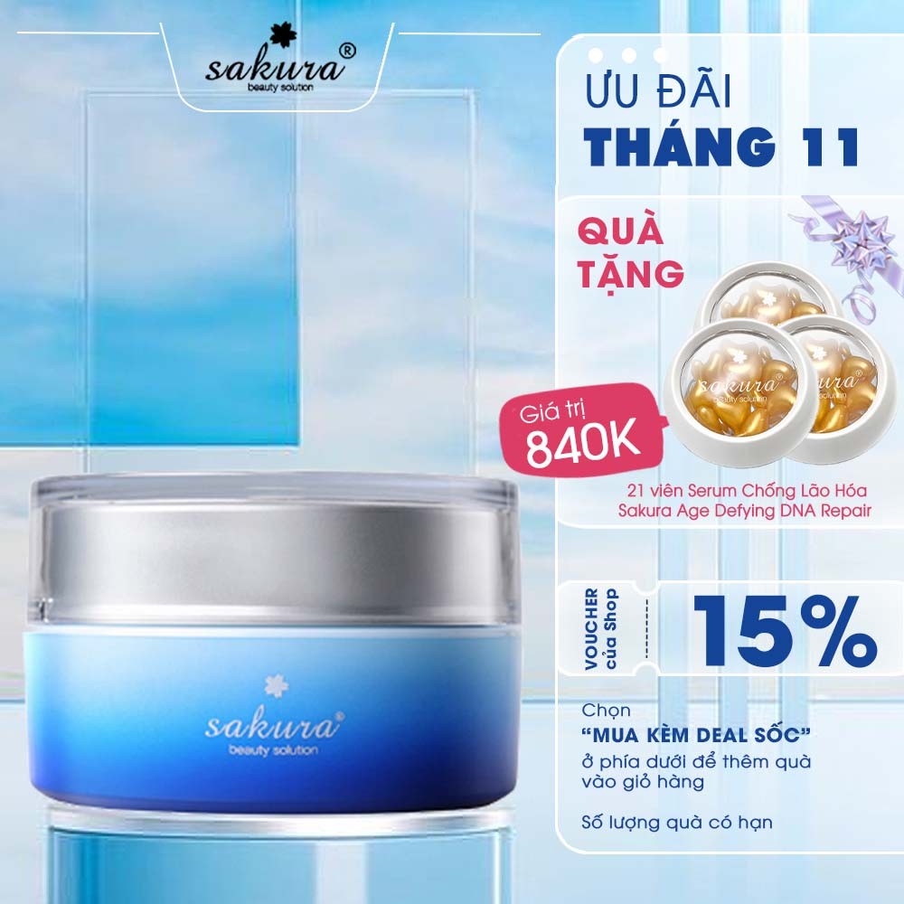 Kem loại bỏ nám da cao cấp Sakura Transforming Cream 30g