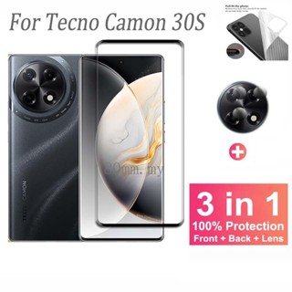 Kính cường lực bảo vệ màn hình Tecno Camon 30S Kính cường lực cho Tecno Camon 30S 40 Pro 30 20 20S Pro Premier 5G 4G Phim bảo vệ ống kính máy ảnh