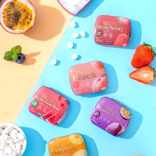  Kẹo Bạc Hà Không Đường Hộp Thiếc Kẹo Thơm Miệng Trái Cây TB Kẹo Bạc Hà Trái Cây Thơm Miệng 