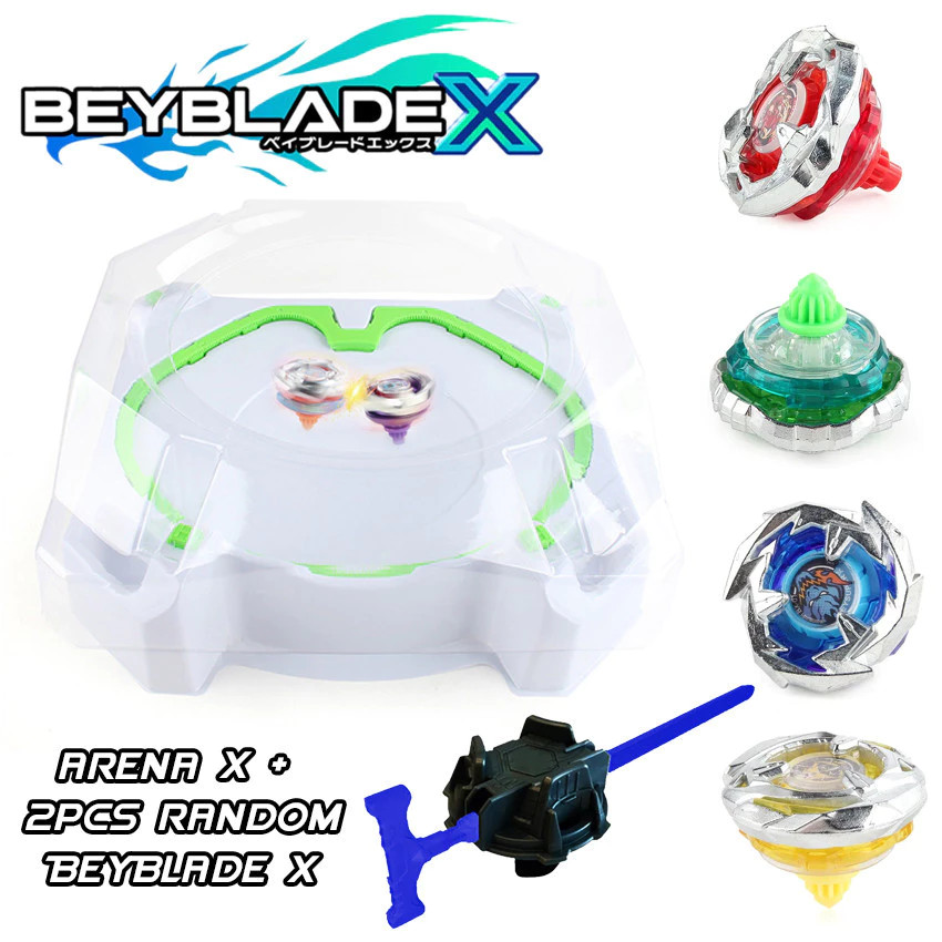 Sân vận động Beyblade X Beystadium Arena BX-10 Sân vận động Xtreme và 2 chiếc Áo đấu Beyblade X ngẫu
