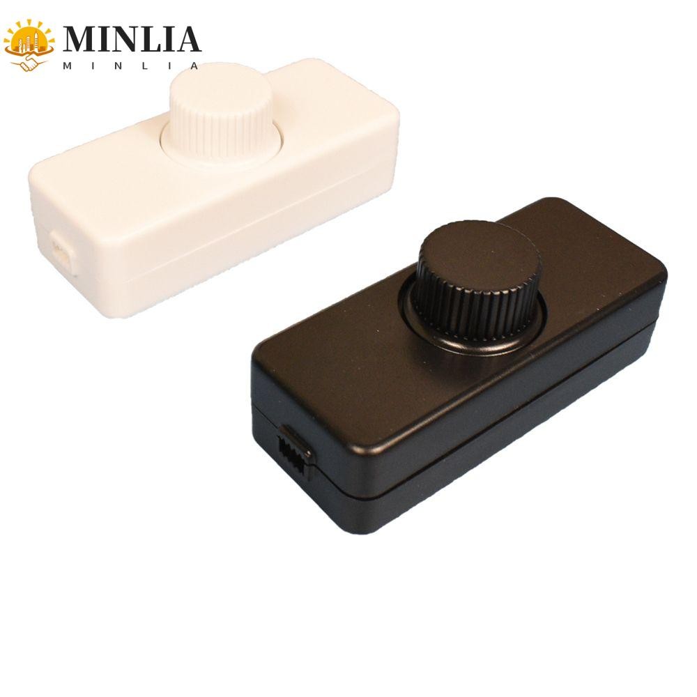 Công tắc điều chỉnh độ sáng MINLIA Bóng đèn sợi đốt Núm xoay gắn tường Điều khiển ánh sáng 100W