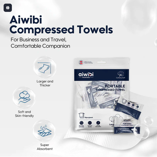 Khăn Ướt Dạng Nén Aiwibi Tiện Lợi