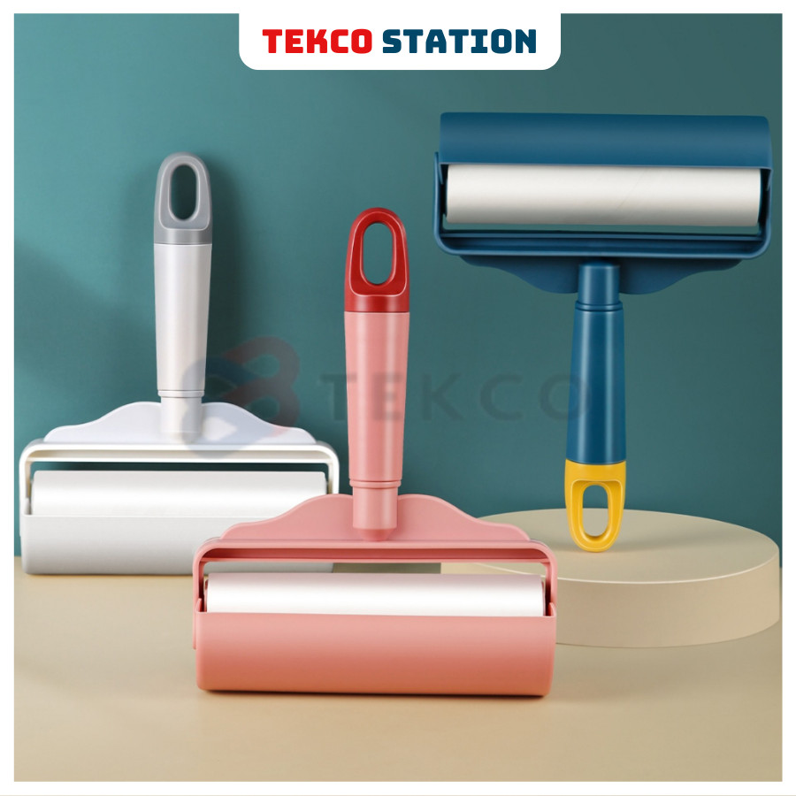 Cây Lăn Bụi Làm Sạch Quần Áo, Ga Giường, Sofa Nhiều Màu - Cây Lăn Bụi 10cm - Cuộn Lõi Dự Phòng Thay Thế