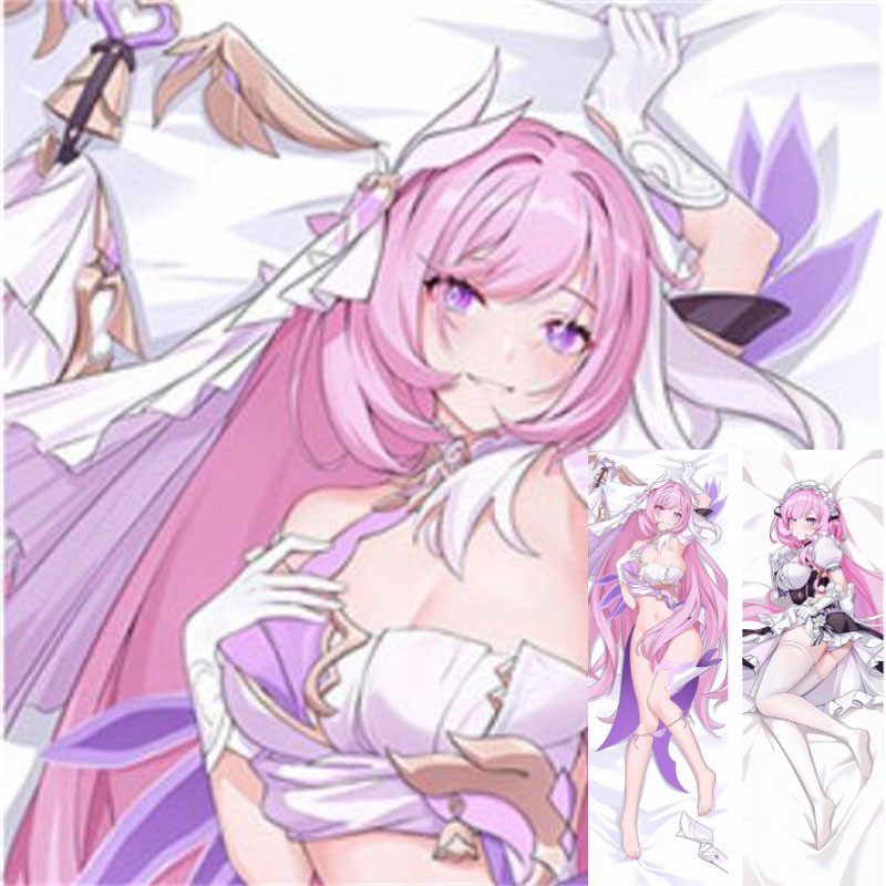 Elysia honkai impact 3 Dakimakura Hai Mặt In Đệm Otaku Waifu