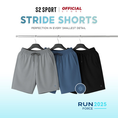 Quần đùi nam thể thao cao cấp S2 SPORT vải thun lạnh mát nhẹ, thoáng khí, vận động thoải mái - QS08