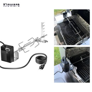 Tự Động Nướng Rotisserie Bộ Giá Đỡ Có Dĩa Bộ Điện Chắc Chắn Dễ Dàng Lắp Đặt Cho Thịt Đảng Cắm Trại