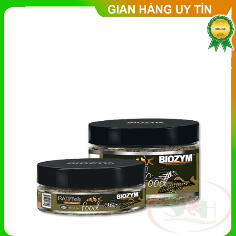 Thức ăn cá Biozym Ratfish Food viên chìm tầng đáy bể cá tép pleco chuột cảnh store2