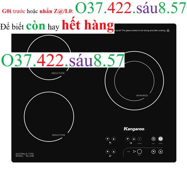 Bếp từ ba Thái lan Kangaroo KG836i c