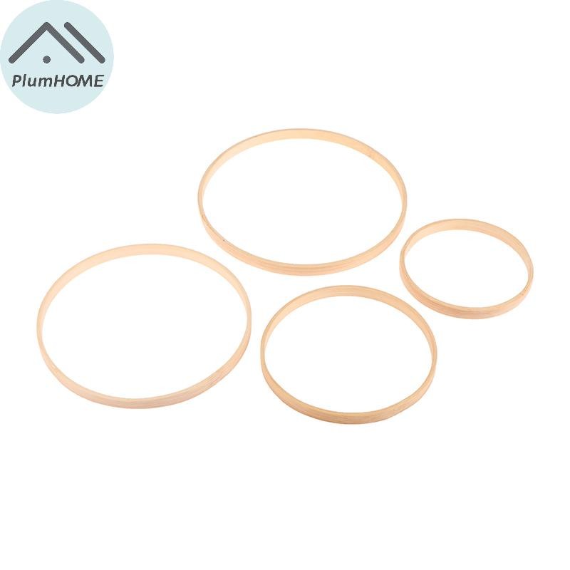 Plumhome 1 Khung Tre Vòng Tròn DIY Dream Catcher Nhẫn Thêu Vòng Hoa VN