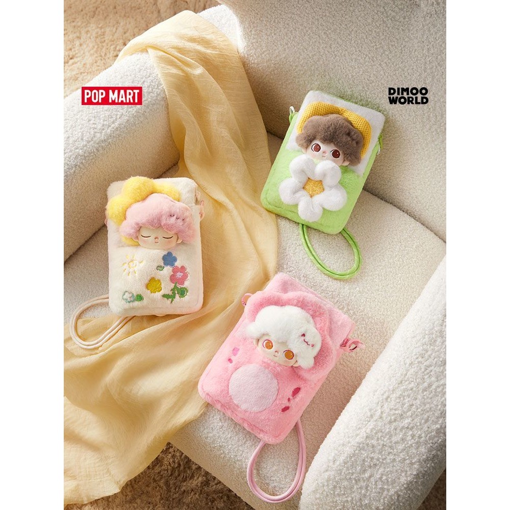 （✨Chính hãng 100%✨)) POPMART POPMART DIMOO DIMOO DIMOO Điện thoại di động Túi chăn bông Hộp bí ẩn Vỏ