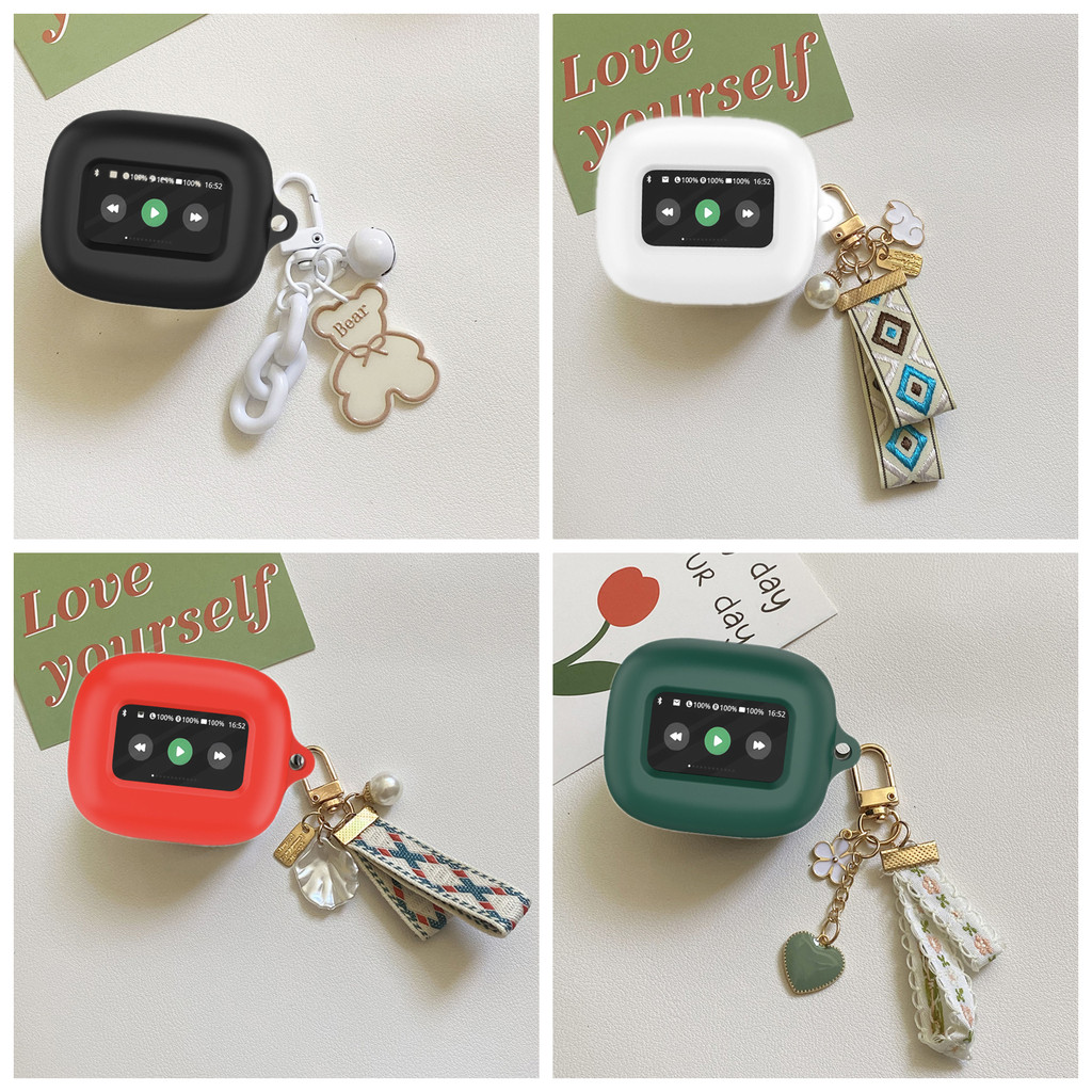 Dành Cho JBL LIVE BEAM 3 / LIVE FLEX 3 Ốp Lưng Hoa Thời Trang Silicon Tai Nghe Dành Cho JBL LIVE FLE