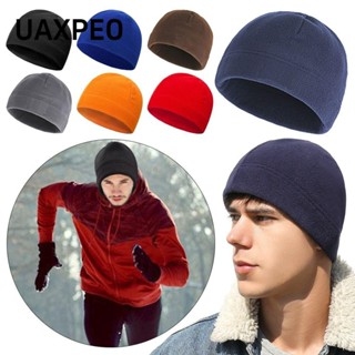 Mũ len UAXPEO, Mũ đi xe đạp chạy bộ lông cừu cực lười biếng, Mùa đông nhẹ ấm áp chống gió chạy bộ Beanie dành cho nam nữ
