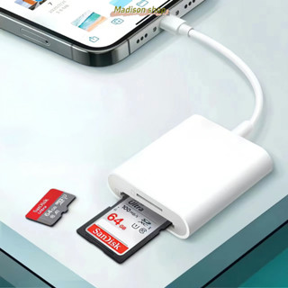 Đầu đọc thẻ nhớ microSD và SD dành cho điện thoại Type-C như Apple,Samsung, Xiaomi, OPPO, Huawei và máy tính bảng MADIS