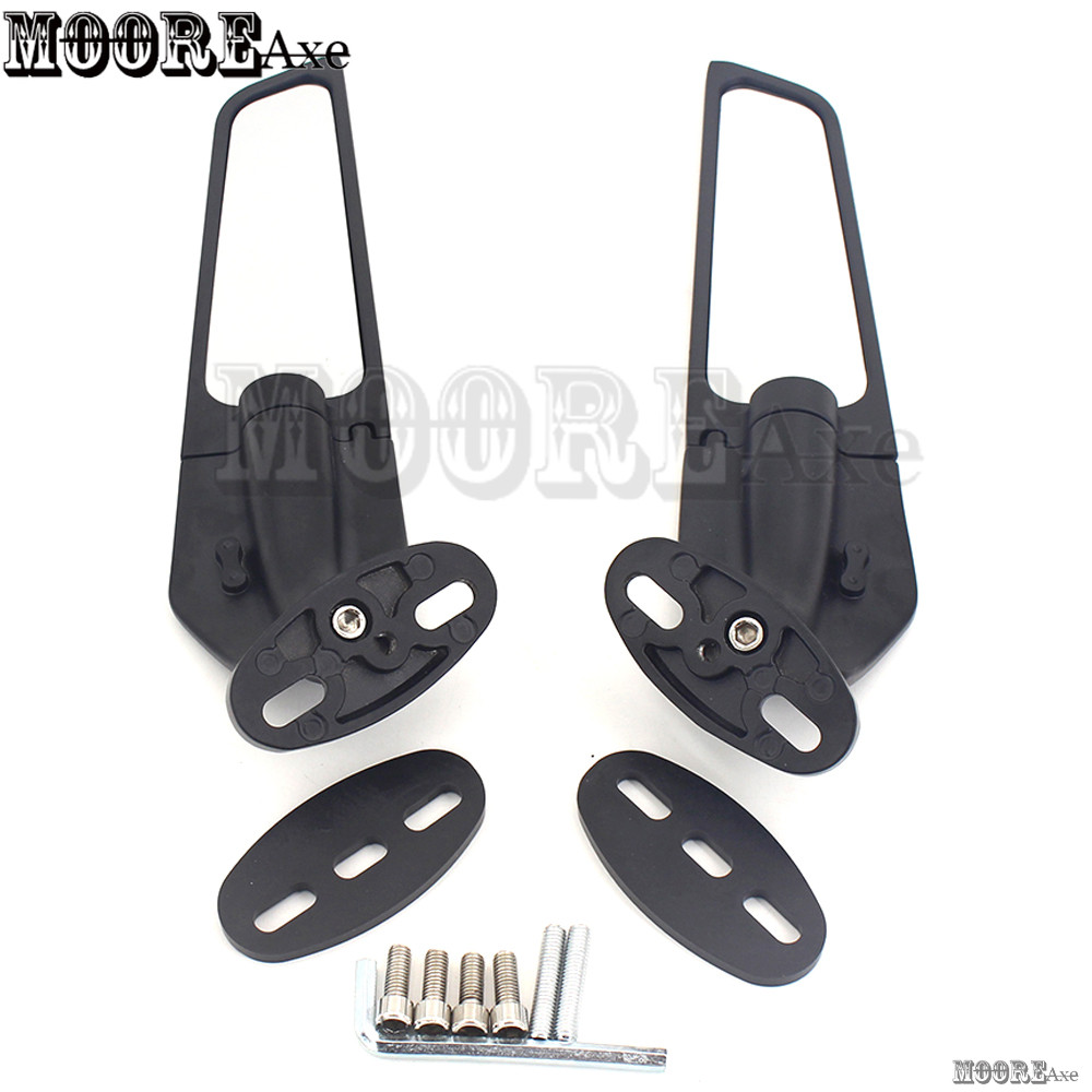 Mooreaxe Cho Xe BMW S1000RR 2019-2023 1 Cặp Gương Cánh Hoàn Chỉnh Cho Xe Máy Gương Chiếu Hậu Gương C