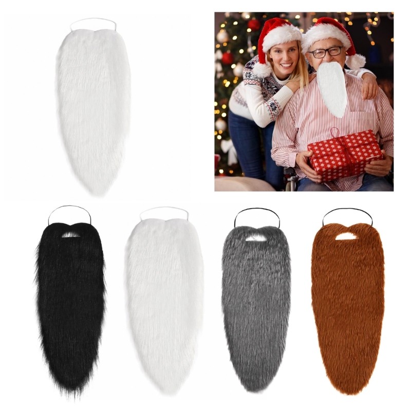 Trái Halloween Râu Giả ria mép Ông Già Noel Râu Giả Whisker Râu Giả Râu Dài Râu